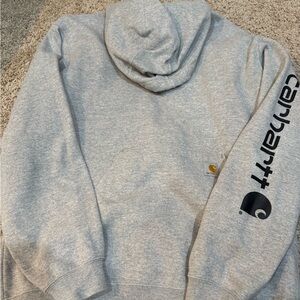 Carhartt Heather Gray Loose Fit Hoodie